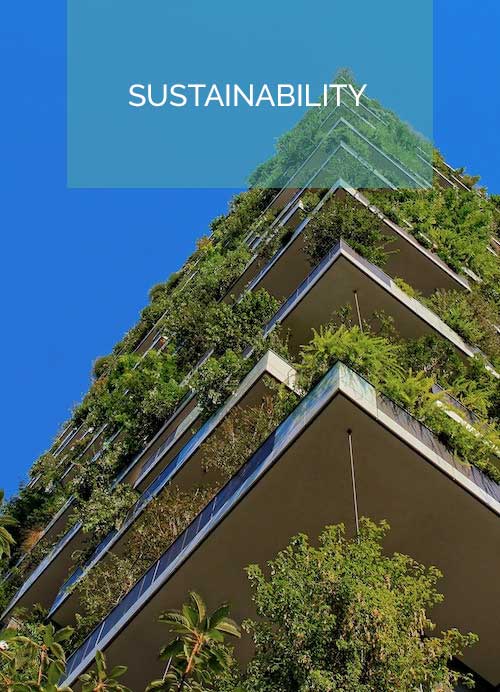 Sustainabilty Tower Plants Balkony Green City